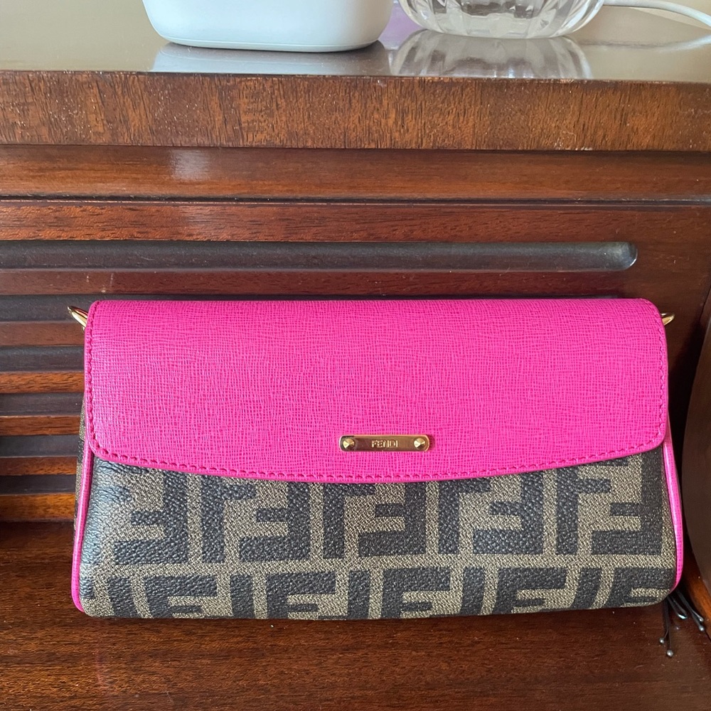 Fendi pink mini bag